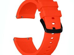 Curea ceas Smartwatch Samsung Galaxy Watch 4, Watch 4 Classic, Gear S2, iUni 20 mm Silicon Orange